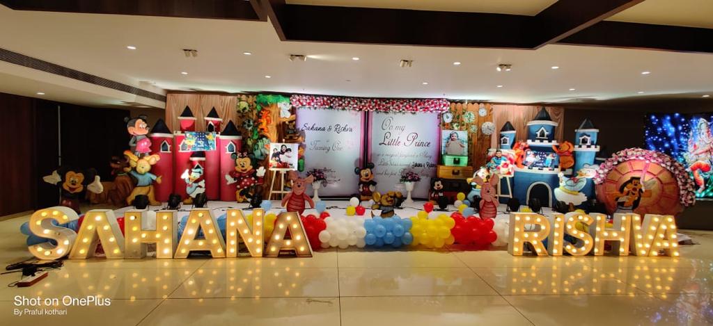 2D 3D theme decorations | Akshara Entertainments