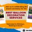 Best Balloon Decoration Services in Hyderabad for Birthdays, Weddings & Events